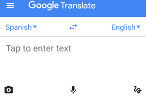 Google translate opciones
